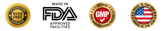 DeltaBright GMP Certified & Quality Badges